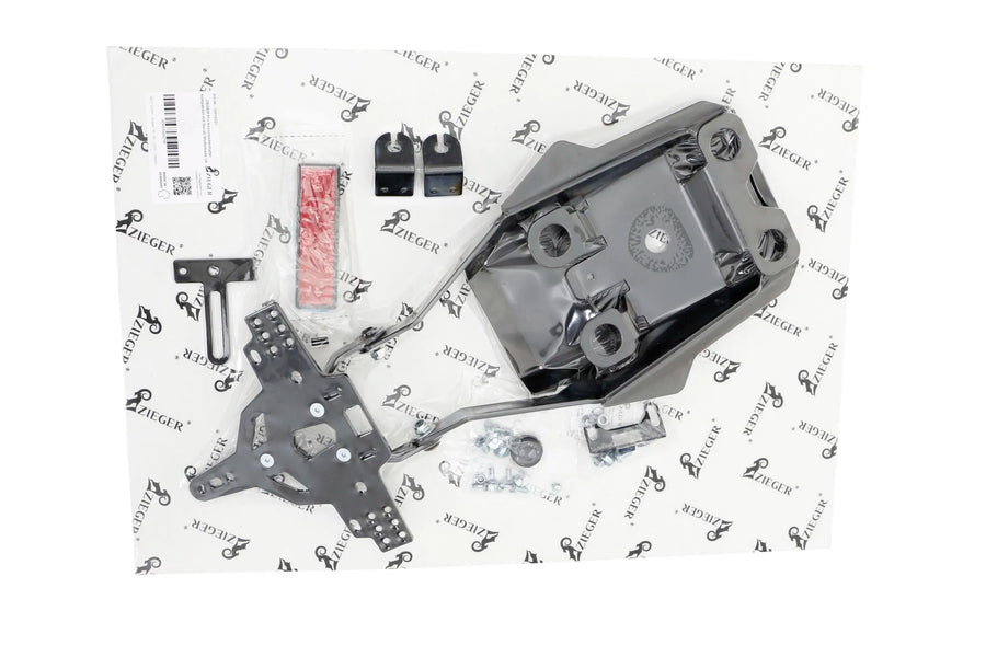 ducati multistrada v4 [ZIEGER] – Support de plaque d'immatriculation PRO type C