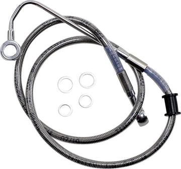 harley davidson flstc [ESPECIALIDADES DE ARRASTRE] - Línea de freno extendida de acero inoxidable