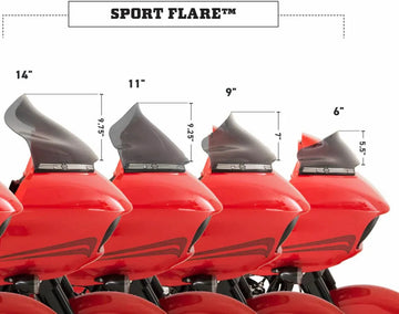 harley davidson fltruse [KLOCK WERKS] – Sport Flare™ forrude - 0