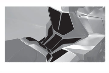 HONDA X-ADV [2024] – Protetor de tanque anti-arranhões – Preto - 0