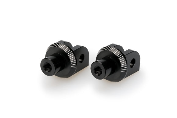 SUZUKI GSX-8TT [2025] – Adapter Fußrasten- Gummipad "Rider" – Schwarz