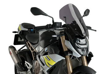 BMW S1000R fra 2021 - PUIG New Generation Touring Windshield | Kraftig tonet | PUIG 20888F