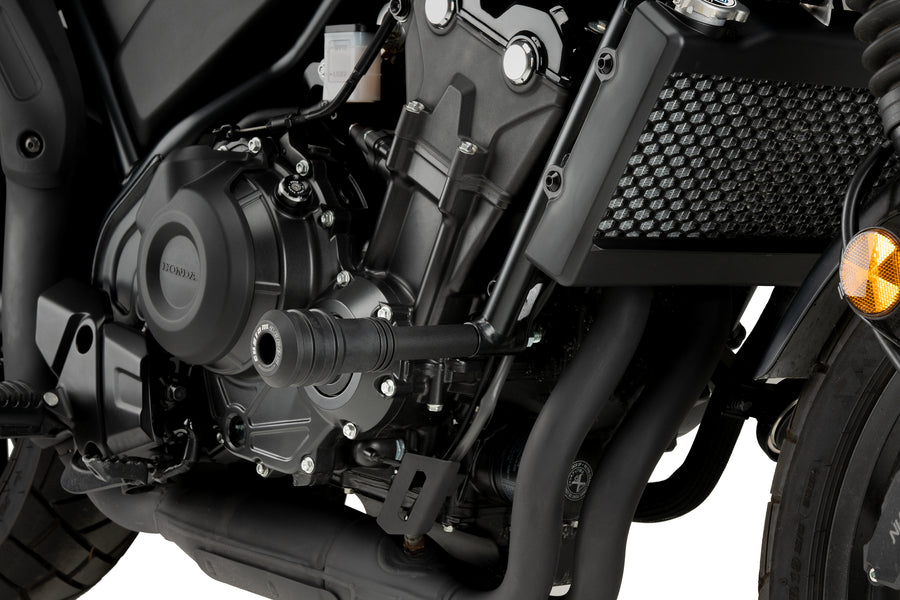 HONDA CMX 500 REBEL SE [2025] – Rahmen Sturzpads Vintage 2.0 – Schwarz
