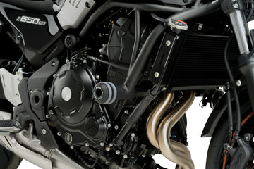 KAWASAKI Z 650 RS [2025] – Frame Crash Pads Vintage 2.0 – Svart