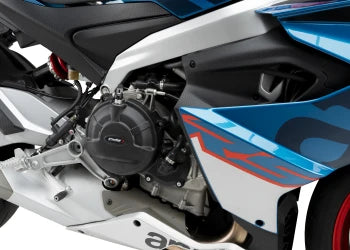 APRILIA RS 660 FACTORY [2025] – Adapter Fußrasten- Gummipad "Rider" – Schwarz