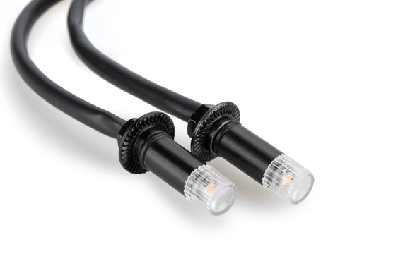 YAMAHA YZF-R1M [2025] – Tapas de espejo retrovisor con juego de indicadores de pestañas – Negro