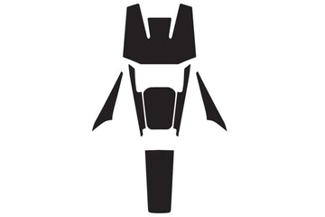 HONDA ADV 350 [2024] – スクラッチ セイバー タンク プロテクター – ブラック - 0