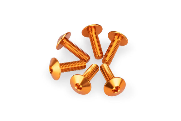 KTM RC 390 [2025] – Zestaw śrub do tarczy anodowanej – Srebrny