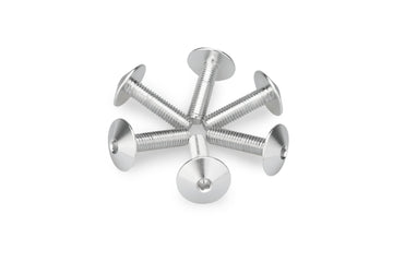 KTM RC 390 [2025] – Sada šroubů pro eloxovaný kotouč – Stříbrná - 0