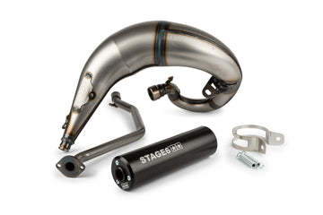 Beta RR Enduro 50 2T - Εξάτμιση Streetrace High Mount CNC μαύρο