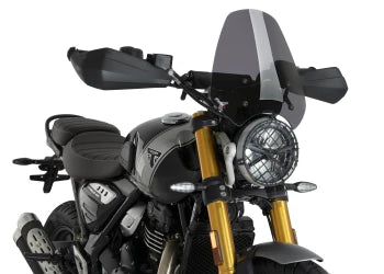 TRIUMPH SCRAMBLER 400X [2025] – Vindrutebana – Titanium