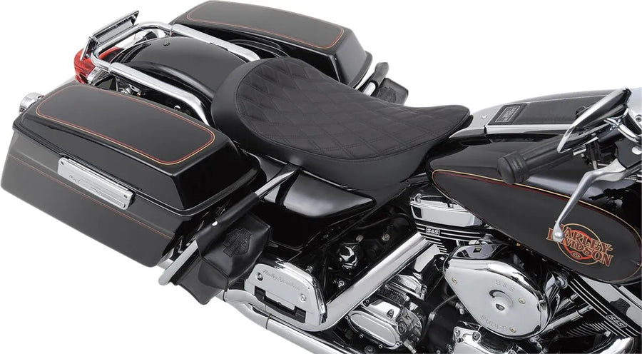 harley davidson flhri [DRAG SPECIALTIES] – Flacher Einzelsitz mit EZ-On-Halterung