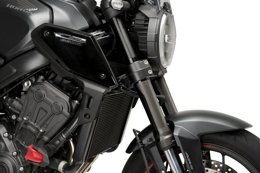 KTM RC 390 [2025] – 前叉保护套件贴纸 – 碳纤维外观