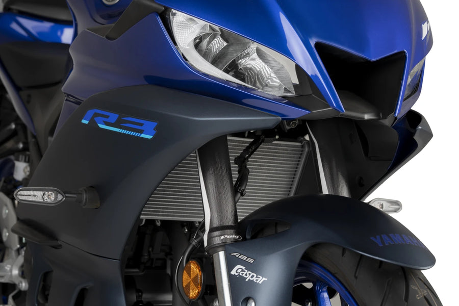 YAMAHA YZF-R3 [2025] – Gabelschutzkit Aufkleber – Schwarz
