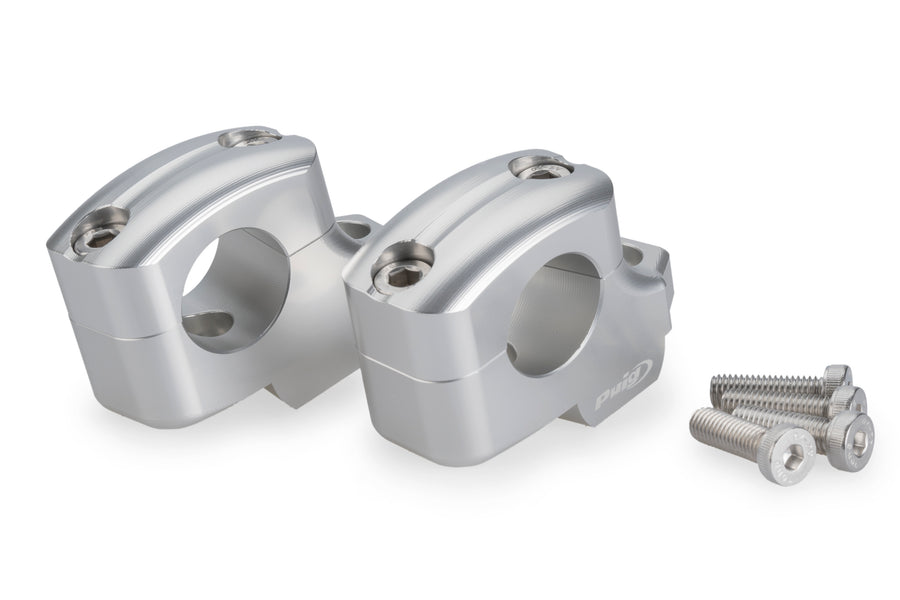 YAMAHA MT-09 Y-AMT [2024] - Elevadores de manillar extraíbles - plateados