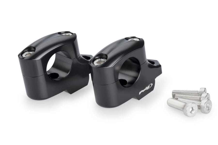 BMW F 900 GS ADVENTURE [2024] – Taakse vedettävät ohjaustangon nousut – hopea