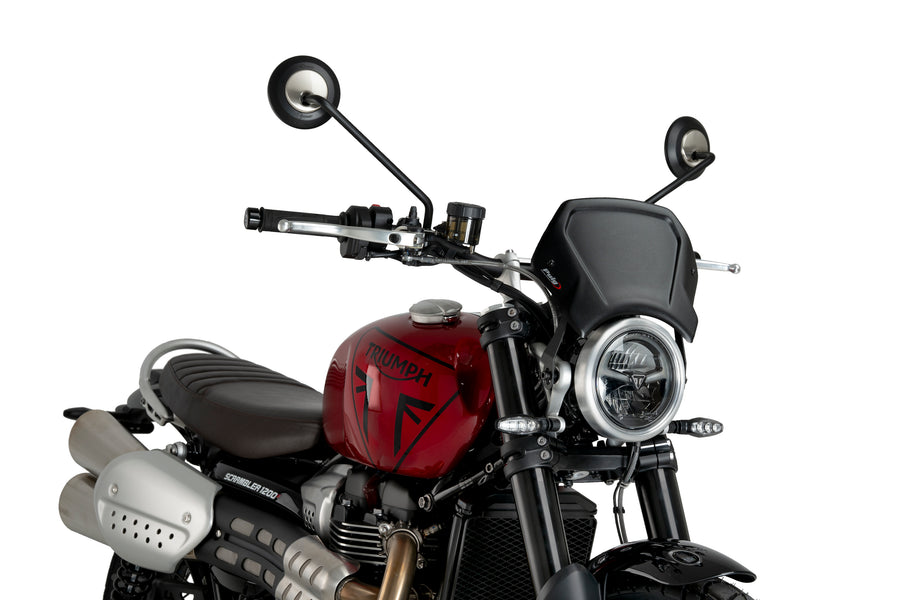 TRIUMPH SCRAMBLER 1200X [2025] – Painel frontal ALU – prata