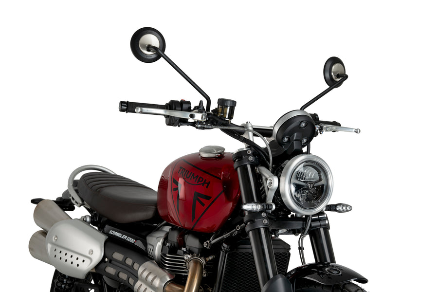 TRIUMPH SCRAMBLER 1200X [2025] – Painel frontal ALU – prata