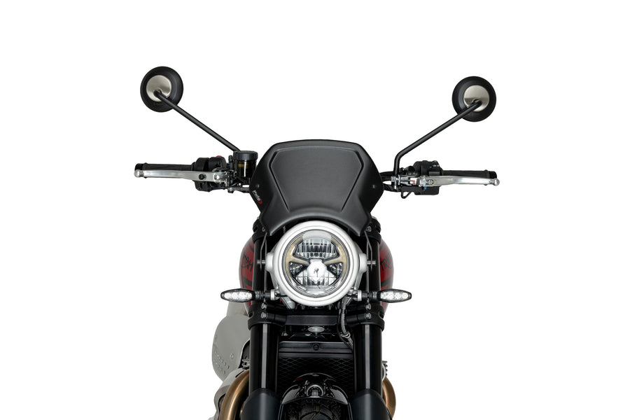 TRIUMPH SCRAMBLER 1200X [2025] – Painel frontal ALU – prata