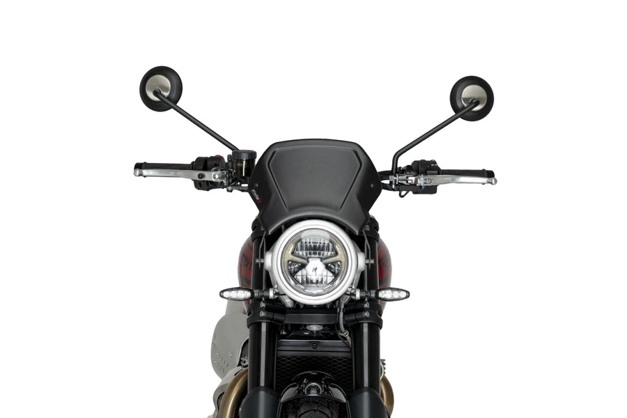 TRIUMPH SCRAMBLER 1200X [2025] – Painel frontal ALU – prata