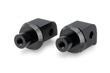 APRILIA TUONO 457 [2025] – Adapter Beifahrer Fußrasten- Gummipad – Schwarz