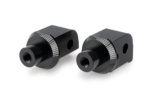 APRILIA TUONO 457 [2025] – Adapter passasjerfotstøtte gummipute – svart