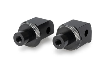 APRILIA TUONO 457 [2025] – Adapter Beifahrer Fußrasten- Gummipad – Schwarz - 0