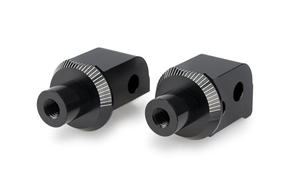 APRILIA TUONO 457 [2025] – Adapter passasjerfotstøtte gummipute – svart