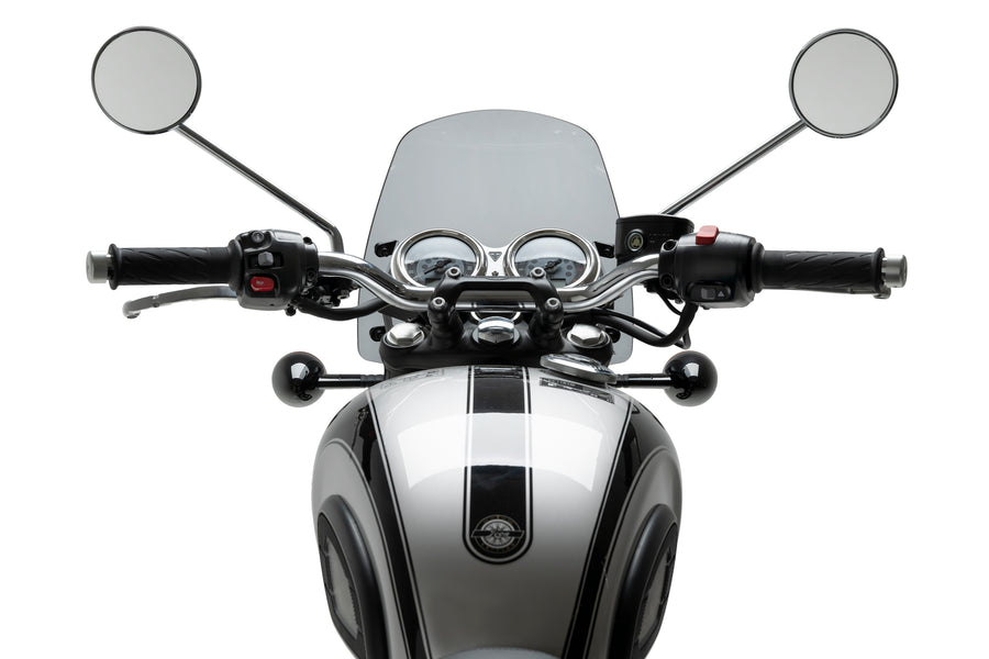 TRIUMPH BONNEVILLE T 120 BLACK [2025] – Tourenscheibe Plus mit Spoilerscheibe