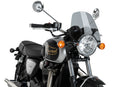 TRIUMPH BONNEVILLE T 120 NOIR [2025] – bulle touring – transparent-17