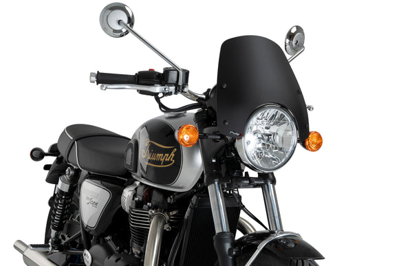 TRIUMPH BONNEVILLE T 120 BLACK [2025] – Spoilerskiva fäst med skruvar
