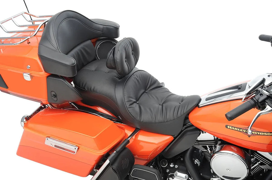 harley davidson touring [DRAG SPECIALTIES] – 2-Up Ledersitz, Rückenlehnen-kompatibel, Touring