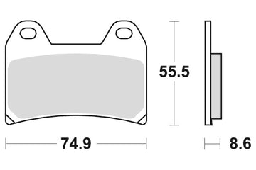 DUCATI 1100 MONSTER S [2009-2013] - Dual Sinter bremseklodser