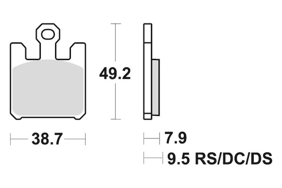 SUZUKI GSX R 1000 [2003] - Dual Sinter brake pads