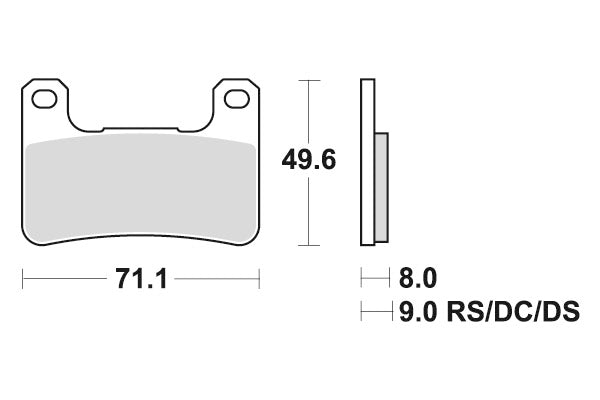 铃木 GSX R 600 [2004-2010] - 双烧结刹车片