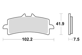 DUCATI 1100 PANIGALE V4 [2018-2020] - Plaquettes de frein Dual Sinter