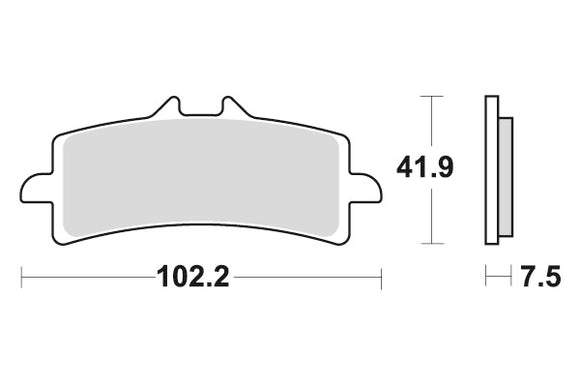SUZUKI GSX S 1000 [2015-2019] - Dual Sinter brake pads