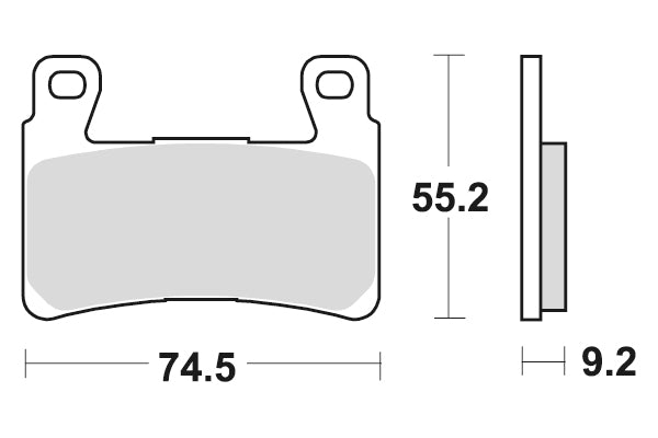 KAWASAKI ZX [2013-2023] - Dubbele gesinterde remblokken