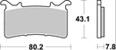 HONDA CBR 1000 [2020-2022] - Двойни спирачни накладки Sinter