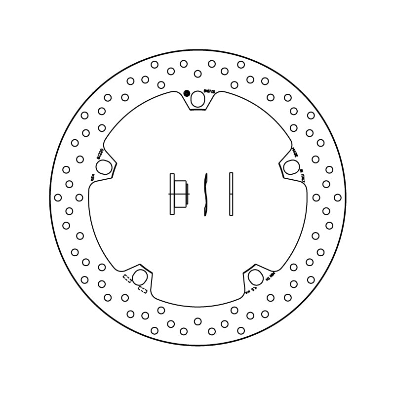 BMW R 1250 GS ADVENTURE [2019-2020] - Disque de frein série Oro