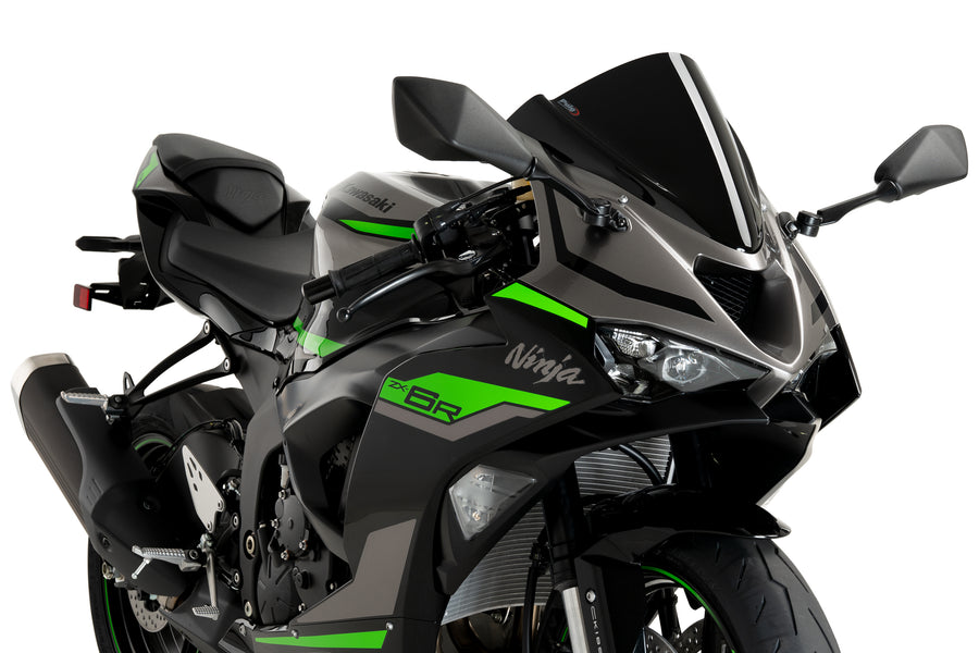 KAWASAKI ZX-6R NINJA [2025] — Экран Z-Racing — сильная тонировка
