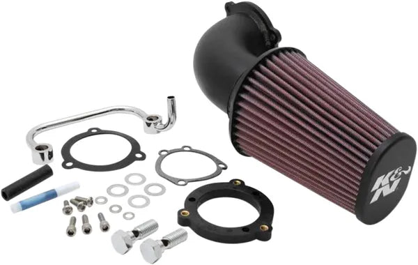 Harley Davidson Sportster 883 Iron XL 883 N [K & N] – Aircharger® Ansaugsystem mit Mandrel-Bent Aluminium-Ansaugrohr-Kit
