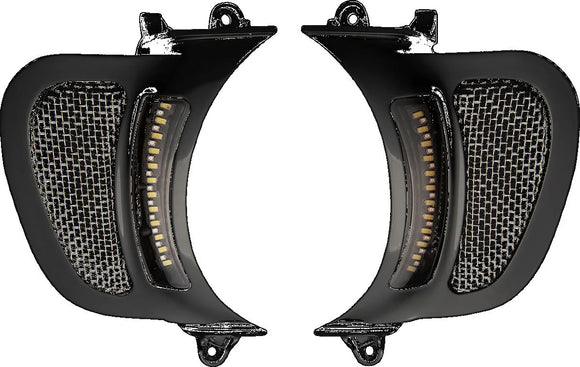 harley-davidson road glide st [CUSTOM DYNAMICS] – Genesis® 4 Dynamic LED Road Glide® ventilasjonsinnsatser