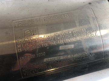 Triumph Speed Triple 1050 515NJ [2005] - Auspuff Schalldämpfer original Set - 0