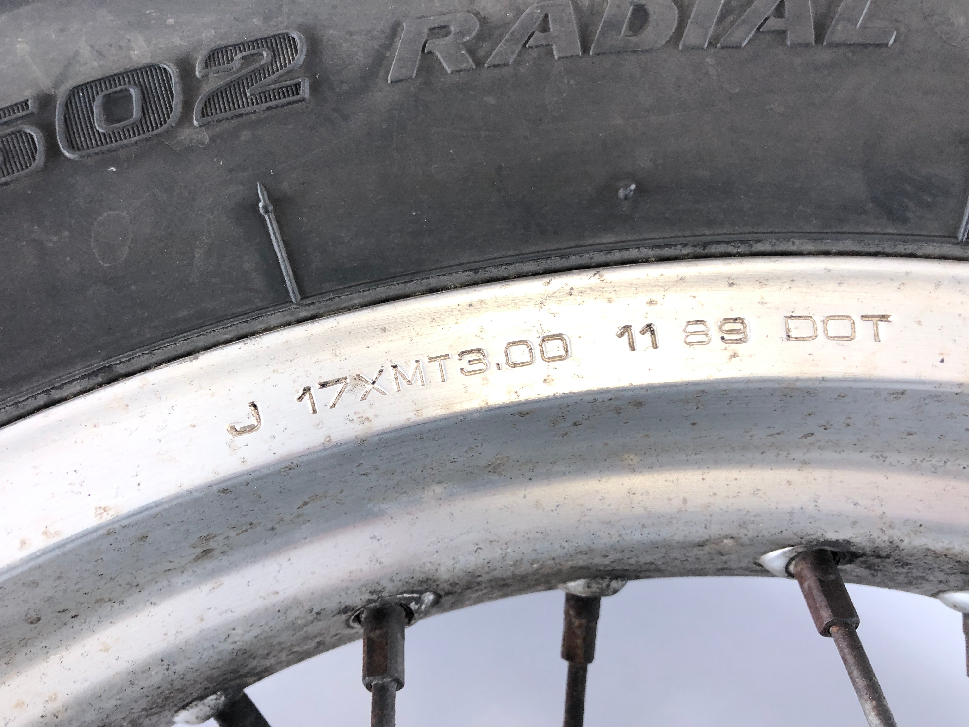 Yamaha XTZ 750 Super Tenere 3ld [1995] - Hinterrad Rad Rim 3,00 x 17 "