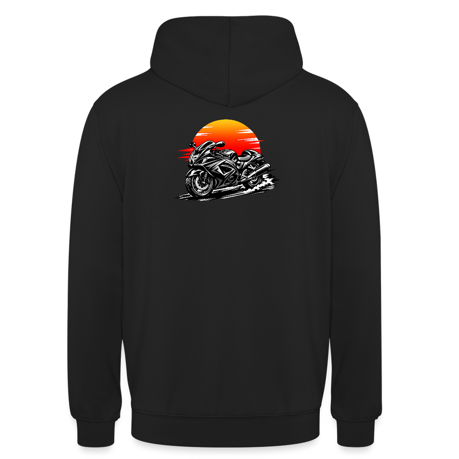 Suzuki hayabusa gsx1300r [Hoodie] - Sunset Split - Tilbage Print