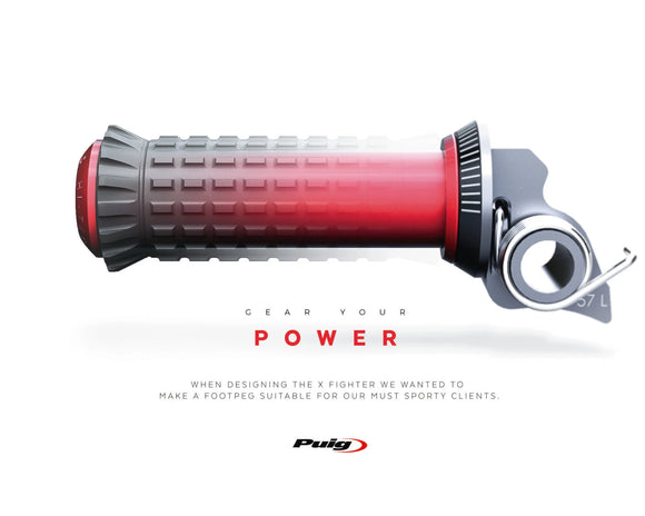 KTM RC 390 [2025] – R-Fighter フットレスト – チタン