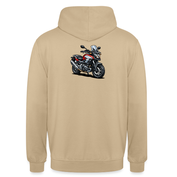 Honda nc 700 [Hoodie] - Karikatuur - Achterafdruk