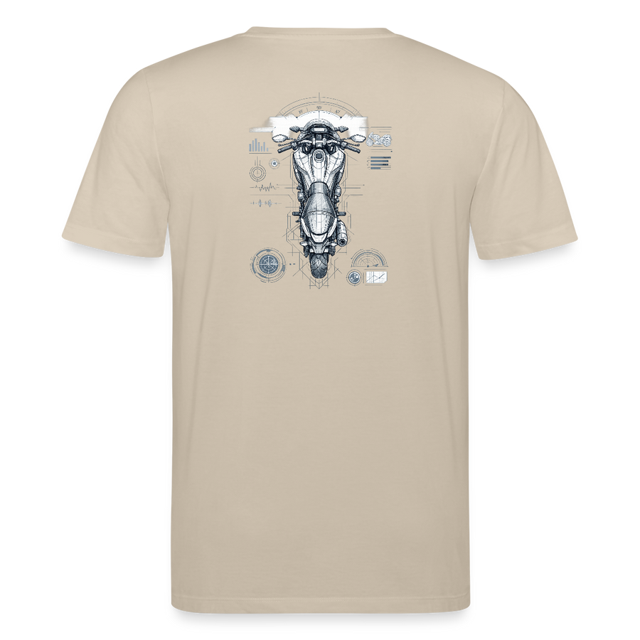 Honda nc 700 [T-Shirt] - Top-Down Tech - Rücken Print