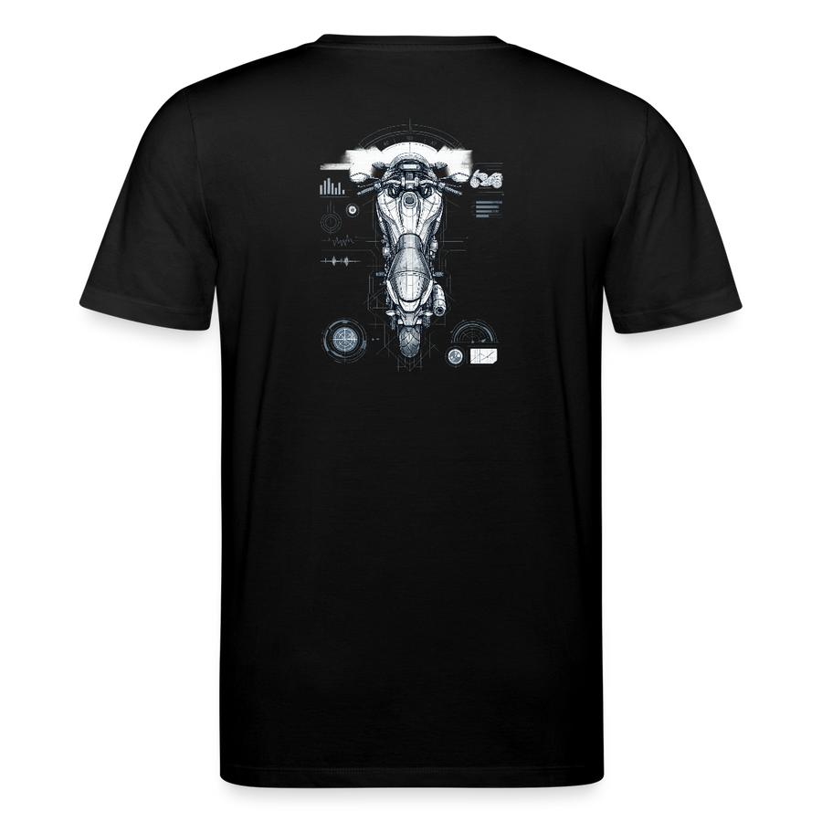 Honda nc 700 [T-Shirt] - Top-Down Tech - Rücken Print